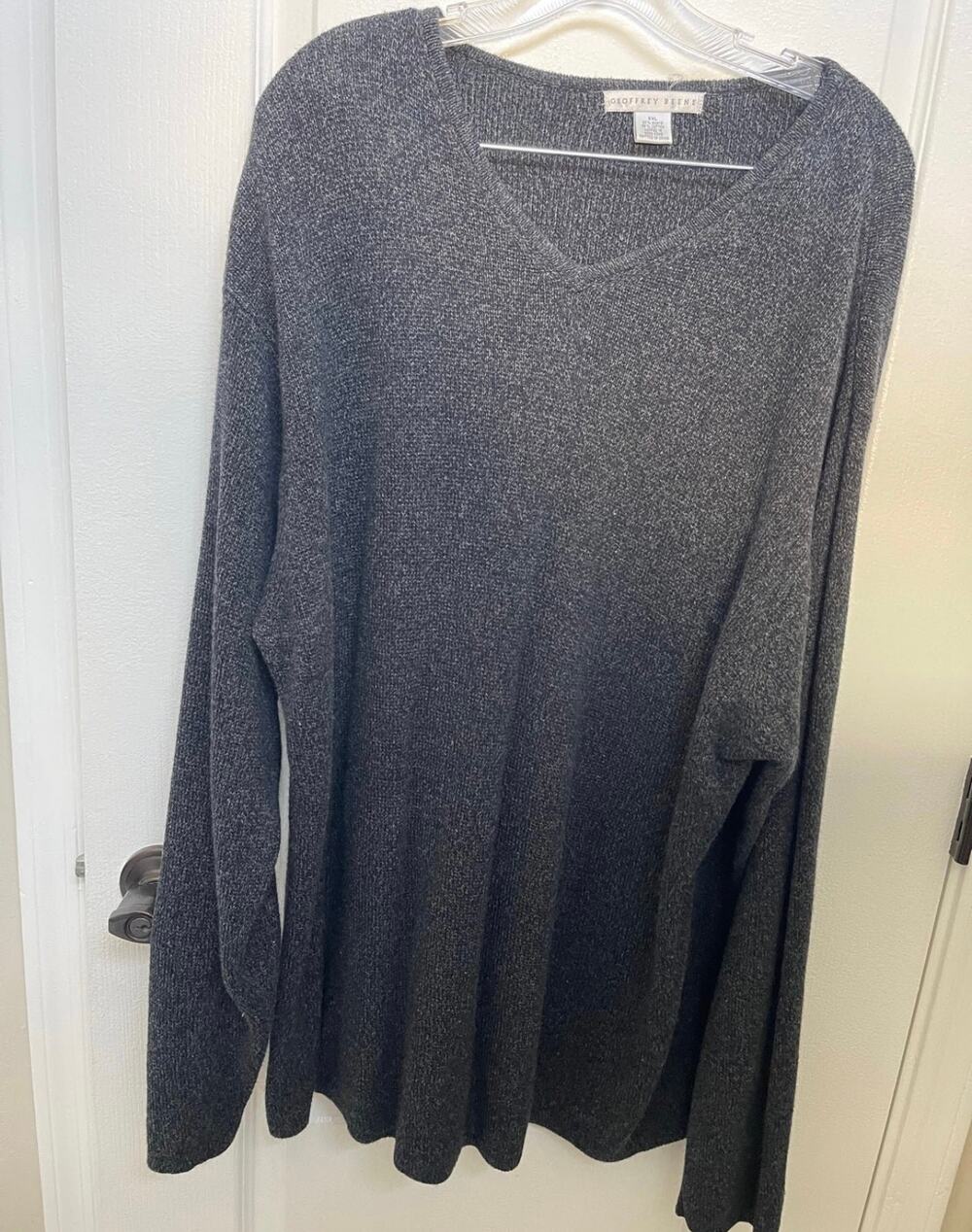 Men’s Geoffrey Beene Gray Sweater XXL
